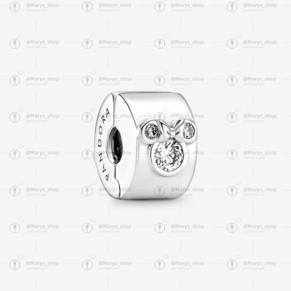 Pandora Disney Mickey Mouse & Minnie Mouse Clip Charm|Pendant - Picture 1 of 2